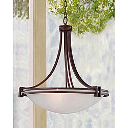 Antique Copper 3-light Chandelier