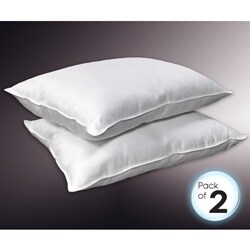 White 250 Thread Count Down Alternative Pillow Set (Set of 2)