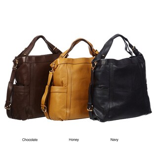 Presa 'Kennington' Oversized Leather Hobo Bag
