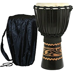 Kalimantan Djembe Drum with Tote Bag (Indonesia)