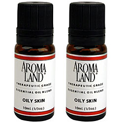 Aromaland Oily Skin 10 ml Essential Oil Blend (Pack of 2)