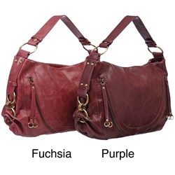 Presa 'Maggie' Leather Slouchy Hobo Bag