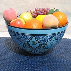 Sabrine Design 12-inch Deep Salad Bowl (Tunisia)