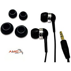 AMC Black Acoustic Sealing Silicon Earbuds