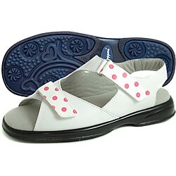 Sandbaggers Ladies' Corey II Pink Dot Golf Shoes