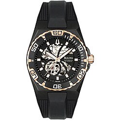 Bulova Men's Marine Star Mechanical Black Watch