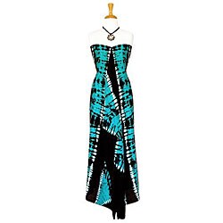 Baby Blue Tie-dye Jungle Sarong (Indonesia)