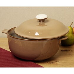 Sango Concepts Cocoa 2.5-quart Covered Casserole Dish