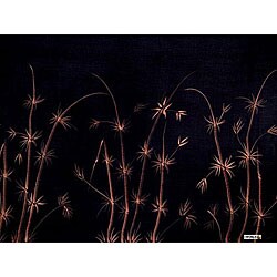 Bamboo Design Women's Black Sarong (Indonesia)