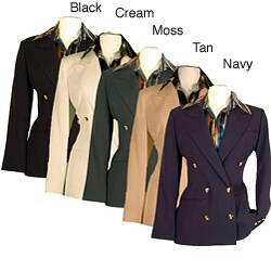 Austin Reed Women's Double-breasted Black Size 20 Jacket (Open Box)