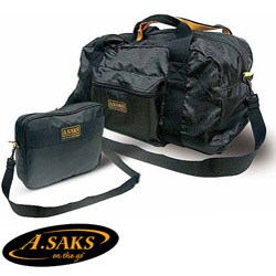 A.Saks 36-inch Lightweight Parachute Nylon Duffel Bag with Pouch