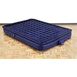 Air Cloud Queen Flocked Pillowtop Air Beds/ Pump (Pack of 2)