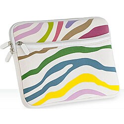 Rainbow Zebra 10-inch Mini Laptop Sleeve Case 