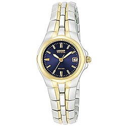 Citizen Women's Eco-Drive Blue Dial Two-tone Watch