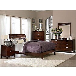 Noho 5-piece Warm Cherry Full Bedroom Set