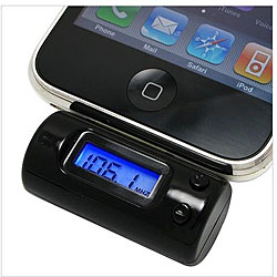 All-channel FM Transmitter with iPod/ iPhone Car Charger