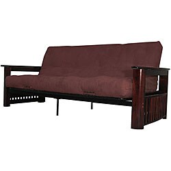 Columbus Mahogany Queen Premier Mattress Futon Set