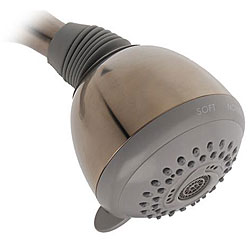 Hansgrohe Prisma Brushed Nickel 3-setting Showerhead               