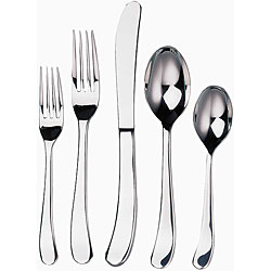 Ginkgo Sea Drift Hollow Handle 20-piece Flatware Set