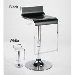 Sergio White/ Black Bar/ Counter Chair