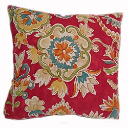 Zandra 24-inch Cherry Floor Pillow
