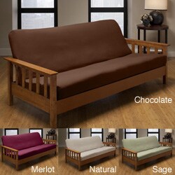 Peachskin Microfiber Suede Futon Cover