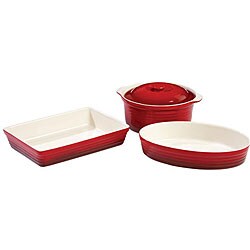 Mayfair and Jackson 4-piece Ceramic Casserole Set
