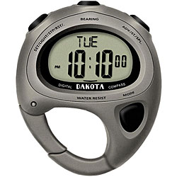 Dakota Men's Digital Compass Clip Watch