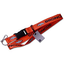Denver Broncos Lanyard Keychain/ ID Holder