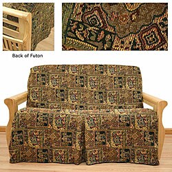 Full-size Bombay Skirted Futon Slipcover