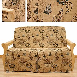 Full-size New World Skirted Futon Slipcover 