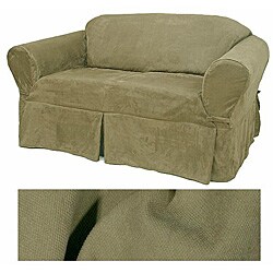 Microsuede Loden Chair Slipcover