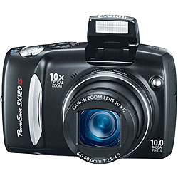 Canon PowerShot SX-120IS 10MP Digital Camera