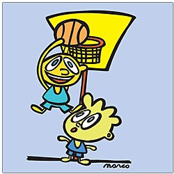 Marco 'Basketball' Ready to Hang Canvas Art