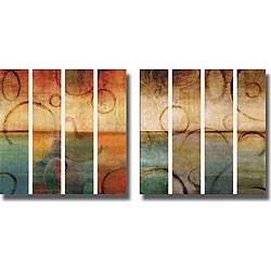 Brent Nelson 'Horizons I & II' 2-piece Canvas Art Set