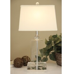 Crystal Rectangle Table Lamp