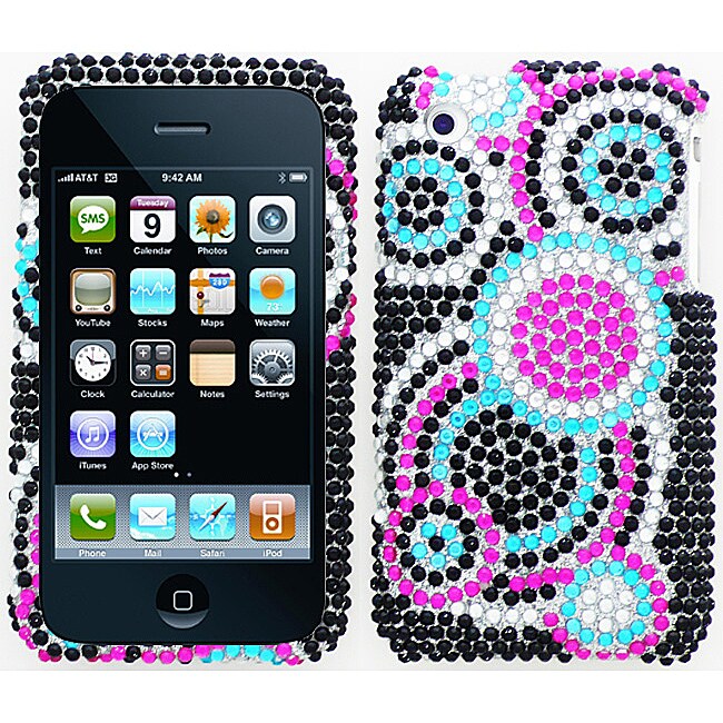 iPhone 3G/ 3GS Bubble Rhinestone Diamond Case