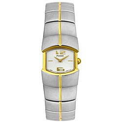 Pulsar Women's Silver Dial Two-tone Watch