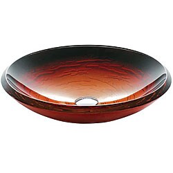 Vigo Magma 19-mm Glass Vessel Sink