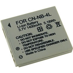 NB-4L Lithium-ion Battery For Canon Camera (3 Pack)