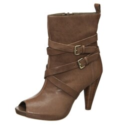 BCBGirls Women's 'Chester' Peep-toe Ankle Boots