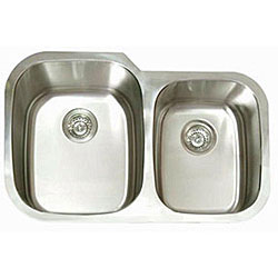 DeNovo Double Undermount Stainless Steel Sink 