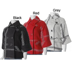 CiSono by Adi Junior's Double-breasted Wool Peacoat