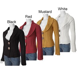CiSono by Adi Junior's Shawl Collar 2-button Sweater