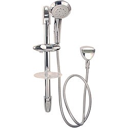 Aquadyne Chrome Temperature-sensing Wall Bar Shower Set