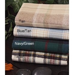 Yarn-dyed Cotton Flannel Sheet Set