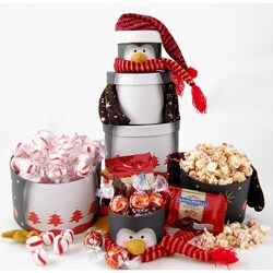 Happy Penguin Stackable Gift Tower.