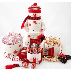 Snowman's Delight Stackable Gift Tower.