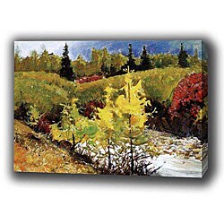 'Landscape Mountain Autumn' Giclee Print Canvas Art