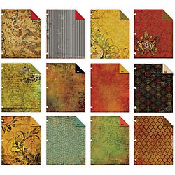 Photo Carousel Gypsy Market Cardstock Cards (Pack of 24)